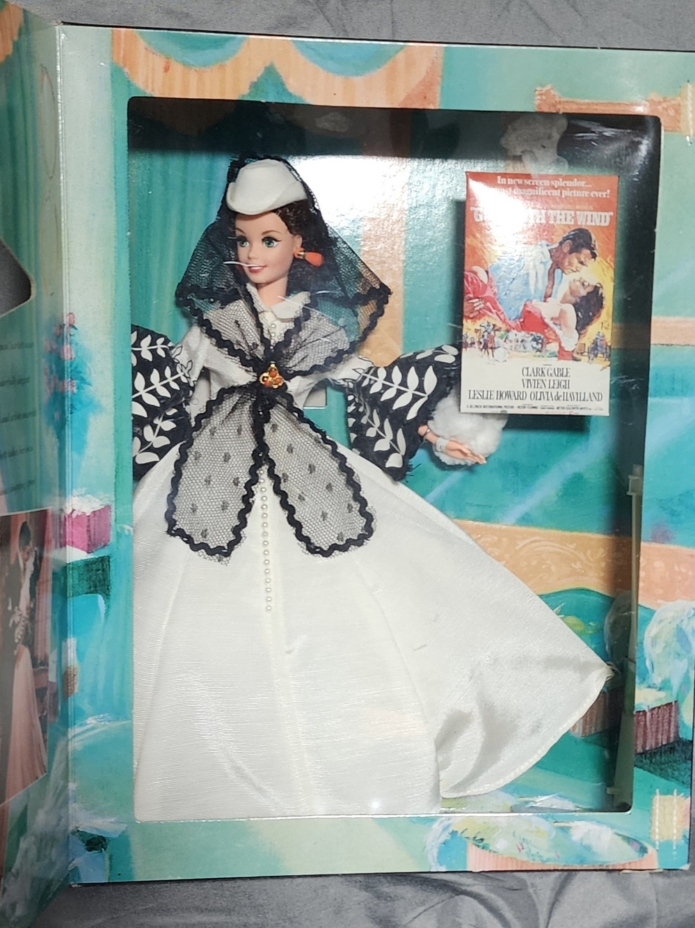 NWB Vintage Mattel Barbie Doll Collection Scarlett O'Hara From Gone W/ The Wind